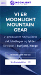 Mobile Screenshot of moonlightmountaingear.com